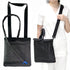 Urine Drainage Bag Holder with Update Catheter Pipe Cover and Adjustable Shoulder Straps, Catheter Bag Covers Front and Back with Catheter Bags - Crossbody or Hangs (Black，noiy bag)