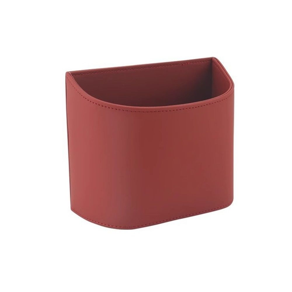 Car Trash Can,Mini Car Trash Bin for SUV and Truck, Automotive Trash Can for Vehicle, Home, Office, Multipurpose, Easy to Clean (Red)