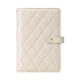 Travel Jewelry Organizer Case,Jewelry Storage Book Ring Binder with Clear Zipper Jewelry Pouches Bags for Rings, Necklace, Earrings-Cream White（oniy bag）