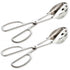2-PACK Serving Tongs for Buffet Party Catering, Thickening Food Serving Salad Cake Bread Kitchen Tongs, Stainless Steel