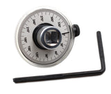 Drive Angle Gauge, 360 Degree 1/2in Adjustable Drive meter Wrench Set, Wrench Angle Gauge Tool for 1/2in Male and Female Drive