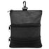 Golf Bag Accessories Valuables Pouch Bags Multi Pocket Zipper Hook  for Men Women Zipper pocket, gear clip（black）