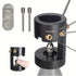 Electrode Sharpener Head Tool, 4 Accurate Angles(10°, 15°, 20°, 22.5°) & Adjustable Brass Guide Screw for 0.04"-1/8" Tungsten Electrodes Sharpener for Welding Accessories (4 Holes)