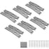 6 PCS Slab Clamping Dogs for Woodworking Tools, Pinch Dogs Router Sled for Flattening Slabs,Bench Dog Hold Down Clamps for CNC and Panel Processing（Not Applicable to T-tracks and T-bolts）