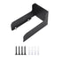 Outdoor Black Doorbell Rain Anti-Glare Cover, Steel Weather-Blocking Camera Cover Glare Sun Shade Protection for Most Video Doorbells