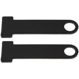 2 pair aluminum alloy Ring Lock, Helmet Strap D Ring Lock aluminum alloy Motorcycle Steel Ring Lock Black