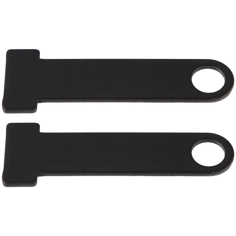 2 pair aluminum alloy Ring Lock, Helmet Strap D Ring Lock aluminum alloy Motorcycle Steel Ring Lock Black