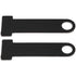 2 pair aluminum alloy Ring Lock, Helmet Strap D Ring Lock aluminum alloy Motorcycle Steel Ring Lock Black