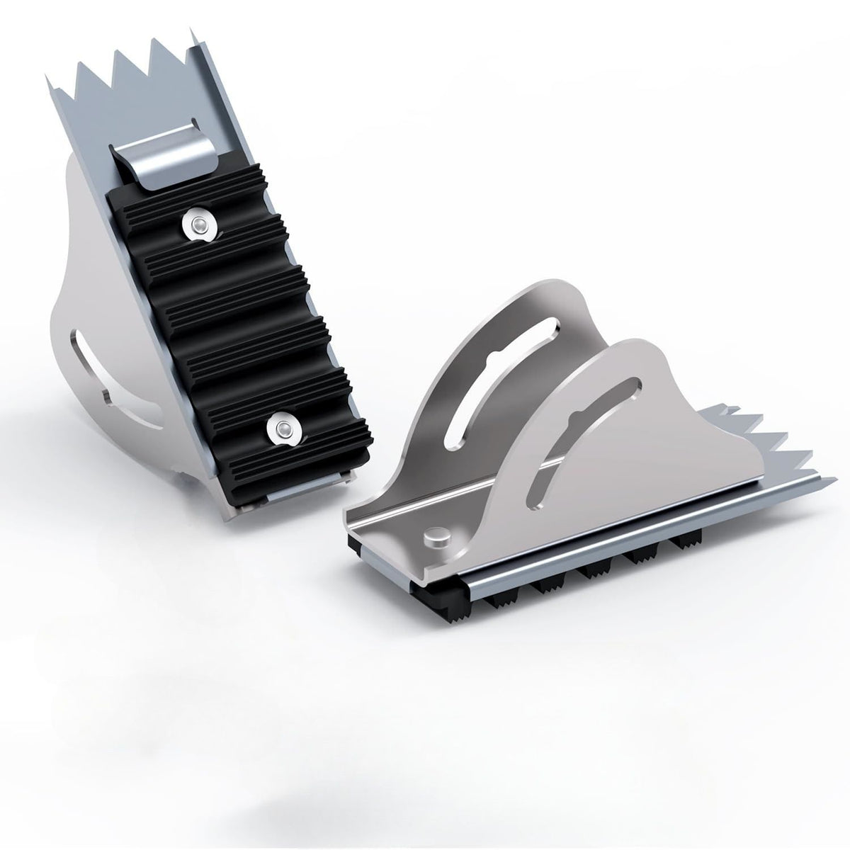 2 pack Replacement Shoe Kit for Aluminium Ladder Extension Ladder Feet, Replacement Parts for Aluminum Ladders