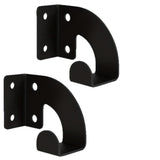 2PCS Chainsaw Hanger, Heavy Duty Chainsaw Wall Mount Holder, Organizer Mounted Chainsaw Rack, Chain Saw Hanger for Garden, Garage, Workshop, Black