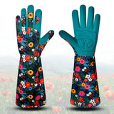 Gardening Gloves for Women, Breathable leather Garden Gloves with Grip, Thorn-Proof Puncture-Resistant Work Gloves（green）