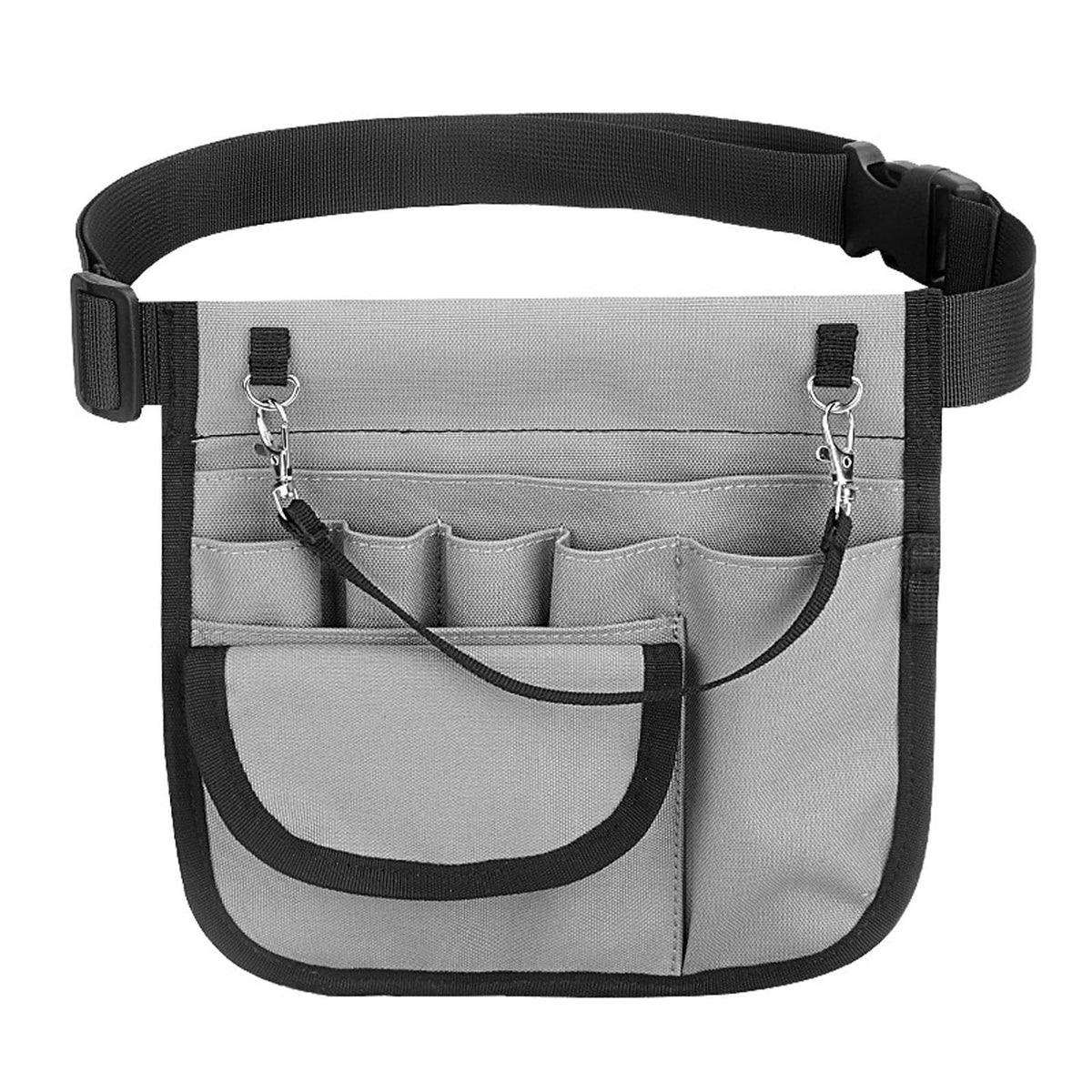 Nurse Waist Pouch with Tape Holder and Adjustable Waist Belt, Nursing Organizer Belt for Nursing Supplies, Gray, Bag ONLY