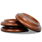 Piano Caster Cups Grand Piano Caster Cups Wood Coasters Cups Piano Caster Pads for Grand Piano 3pcs