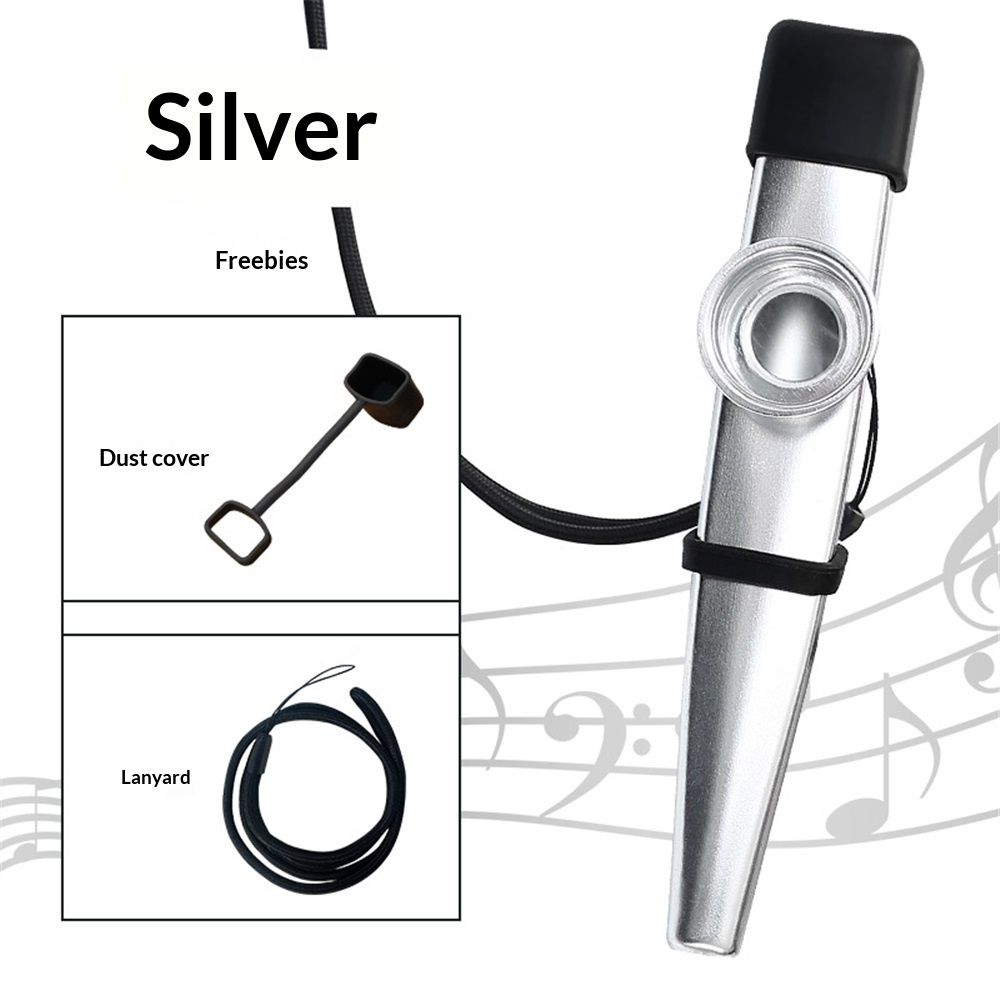 12 Pcs Metal Kazoos With 20Pcs Kazoo Flute Diaphragms,Good Gift for Kids,A Good Companion for Ukulele, Violin, Guitar,Piano Keyboard
