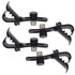 Drum Microphone Clip, 4PCS Shockproof Securing Mic Clips Drums Micro Phone Clamp Mount Holder Adjustable Compact Universal Lapel Mic Stand Rim Musical Instrument Supplies Fixing Set