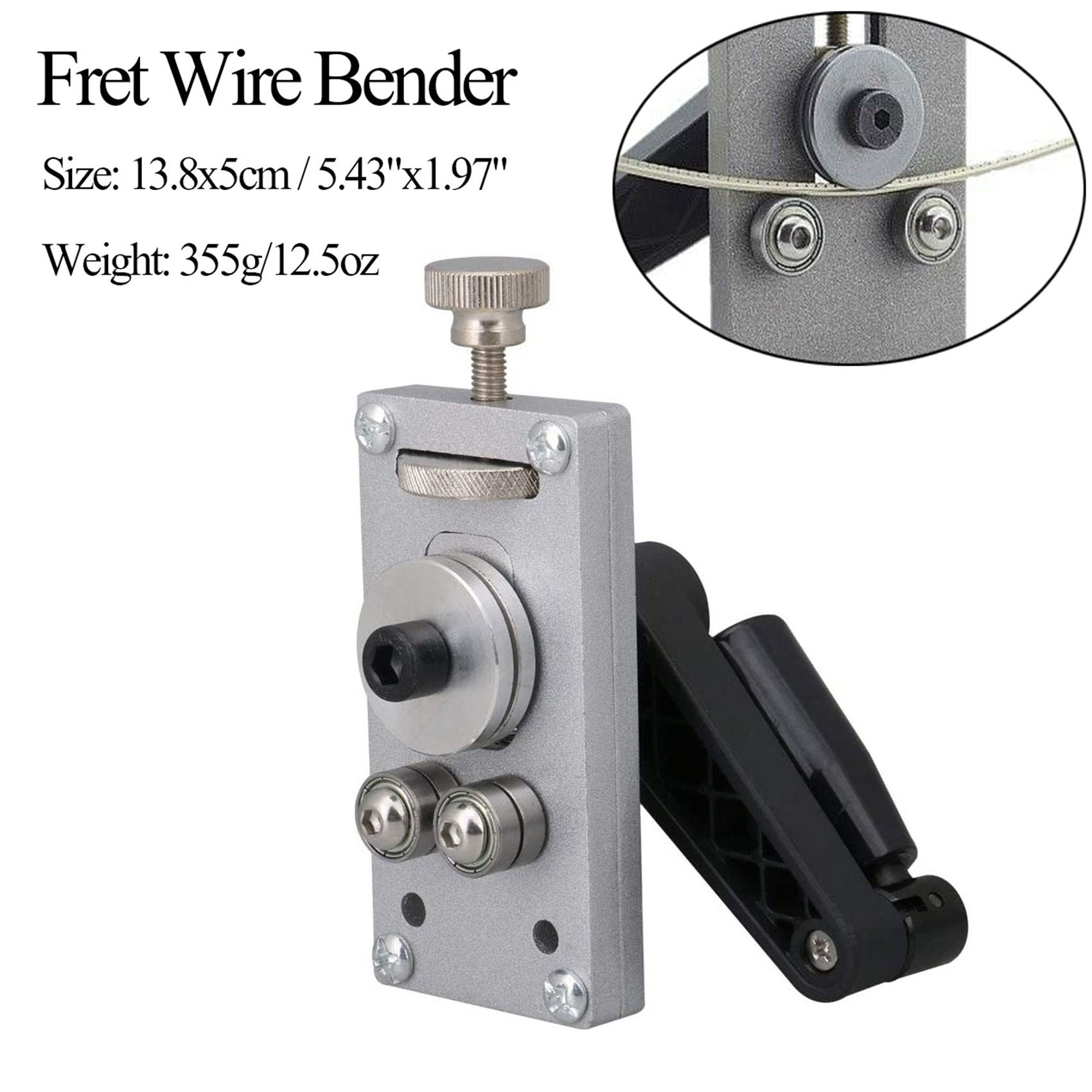 5.43Inch Guitar Bass Luthier Tool Guitar Fret Bender for Fret Wire Bending and Straightening  Luthier