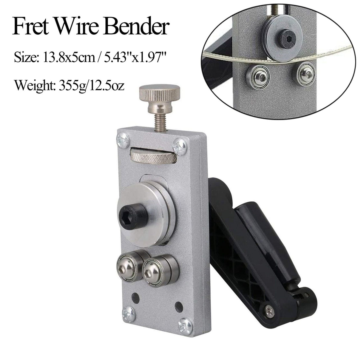 5.43Inch Guitar Bass Luthier Tool Guitar Fret Bender for Fret Wire Bending and Straightening  Luthier