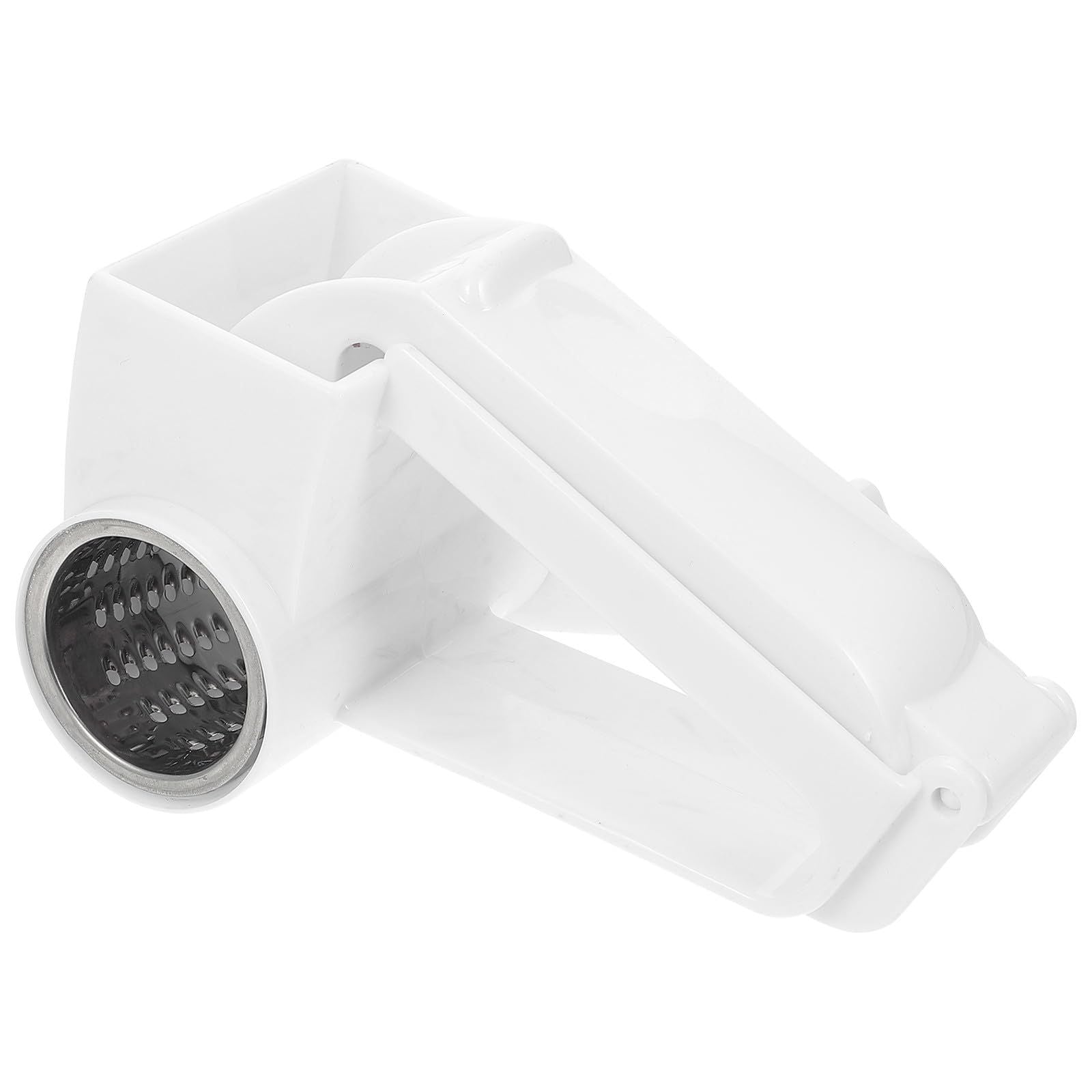 Generic  Rotary Cheese Grater Stainless Steel for Hard Cheese, Parmesan，Nuts, Chocolate （White）
