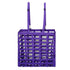 Four sided simple hay net bag, large capacity woven belt, horse hay bag, hay bag, slow feeding hay bag (purple)