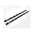 2 Pack Vehicle Fishing Rod Holder for Car, Fishing Pole Car Rack 5 Rods Capacity,  Horizontal Car Roof Fishing Pole Storage Carrier Belt for SUV, Truck and Van, black