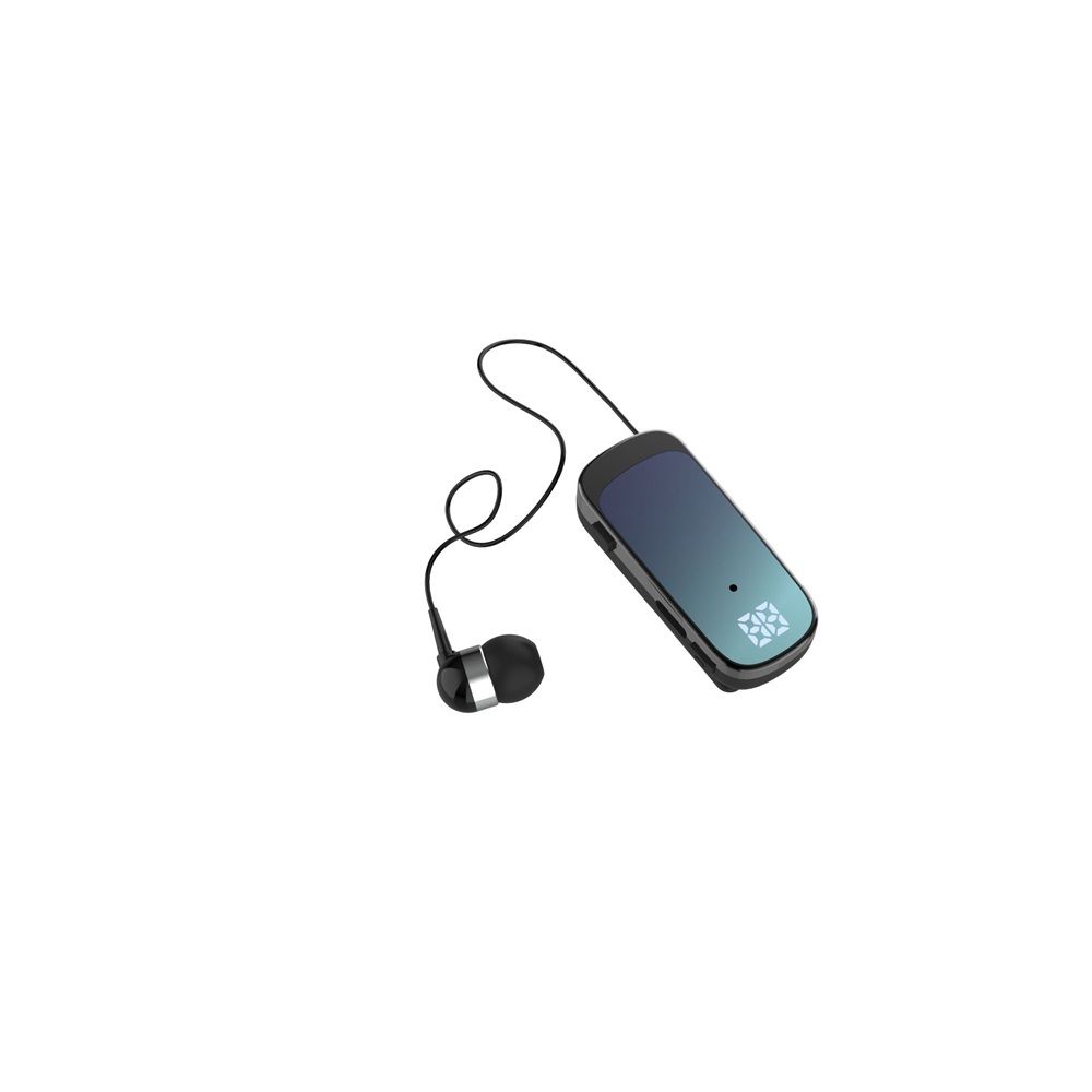 Retractable Wireless Headset Headphone Stereo Earphone V5.2 Noise Cancelling Mic Clip on Earpiece Comfortable HandsFree Headset 20Hrs Talking Time Sports Business Trucker Driver Earbud