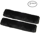 Belt Cover,  Ultra-Soft & Durability,Thick Seat Belt Pads, Universal Fit for Car, Truck, SUV 2Pack (black)