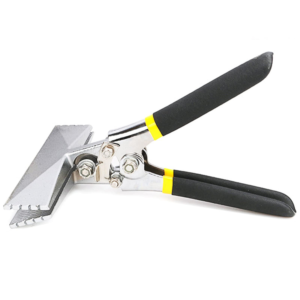 Hand Seamer Depth Markings Straight Jaw Sheet Metal Bender Tools for Bending and Flattening Sheet Metal with Double Dipped Cushion Handle（Straight style）