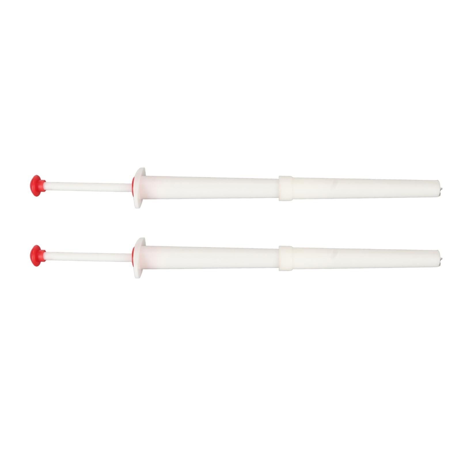 Pickle Picker, Set of 4,Pickle Picker Stainless Steel and Plastic - Olive Pepper Grabber, for Kitchen Food Olive Pepper, White
