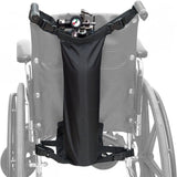Oxygen Cylinder Bag for Wheelchairs with Buckles, Fits Any Wheelchair, Black (Fits Most Oxygen cylinders, oniy bag)