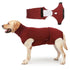 Full Body Dog Diaper with a Puppy Nappies Physiological Dog Surgery Recovery Suit for Male Female Dogs（L）