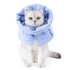 Cat Recovery Collar, Soft Adjustable Cat Cone Alternative, Lightweight Waterproof Fasteners Collars for Cats Kittens Puppies, After Post-Surgery, Surgery Stop Licking or Skin Protection（S）