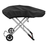 Grill Cover for Portable Gas Grill , Outdoor Heavy Duty Waterproof Oxford Fabric Weather Resistant（black）