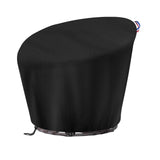 Chair Cover, Waterproof Cover for Outdoor Patio  Chair Cover Heavy Duty Cover Waterproof and UV resistant chair cover（black 420D：132*51*89cm）