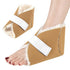 Heel Protectors for Pressure Sores - Heel Protectors for Bed Sores - Includes - Cushion Pads for Ulcer Sore Prevention (2pcs Brown）