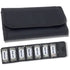 Money organizer for cash 6 slots money holder with blank card, Cash holder wallet organizer for Budgeting, Traveling, Saving, Receipts, Coupons and Tips (Black)