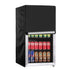 Upright Freezers Cover,Waterproof Outdoor Fridge Cover with Double Zipper for Compact Mini Freezer (210D：51*51*87cm,Black)
