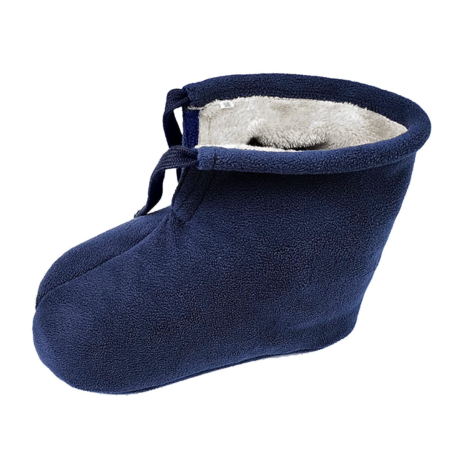 Winter Warm Cast Sock, Thick Fleece Foot Cast Cover - Below the Knee Toe Boot Cover, Protective and Washable Sleeve Wrap, Foot Warmer, (S)Winter Edition (White Plush)