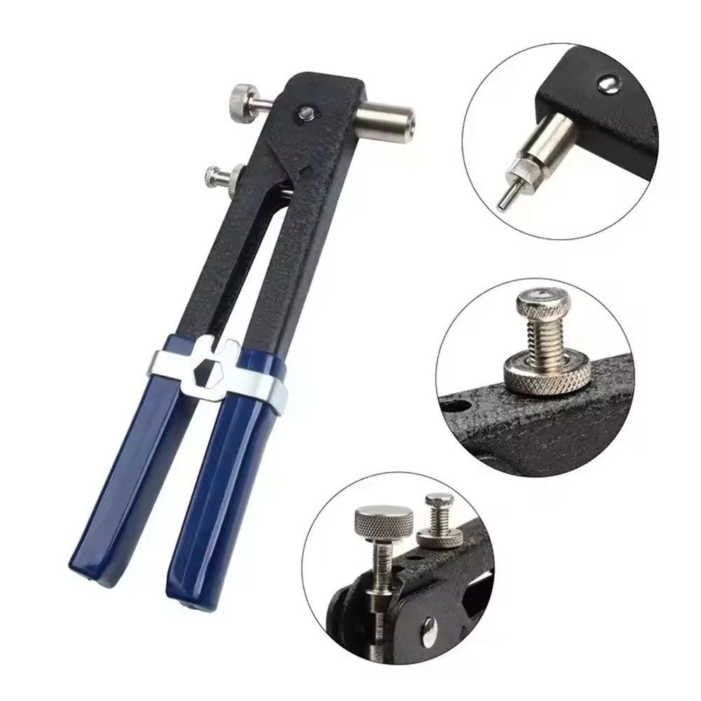 110pcs Rivet Nut Tool Kit Rivnut Tool Nut Rivet Gun kit Wrench Threaded Insert Rivnut Nutsert M6/ M3/M4/M5/M8 Set for Furniture,Decration,Car,Trailer,Boat,and More