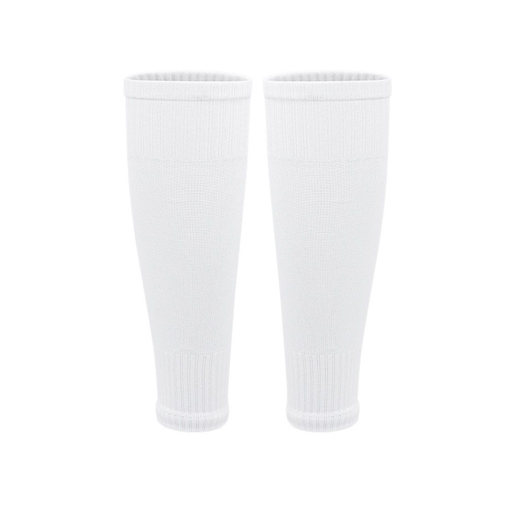 4 Pairs Leg Sleeves for Soccer, Shin Guard Sleeves Accompany Grip Socks, Youth Adults （Red+white）