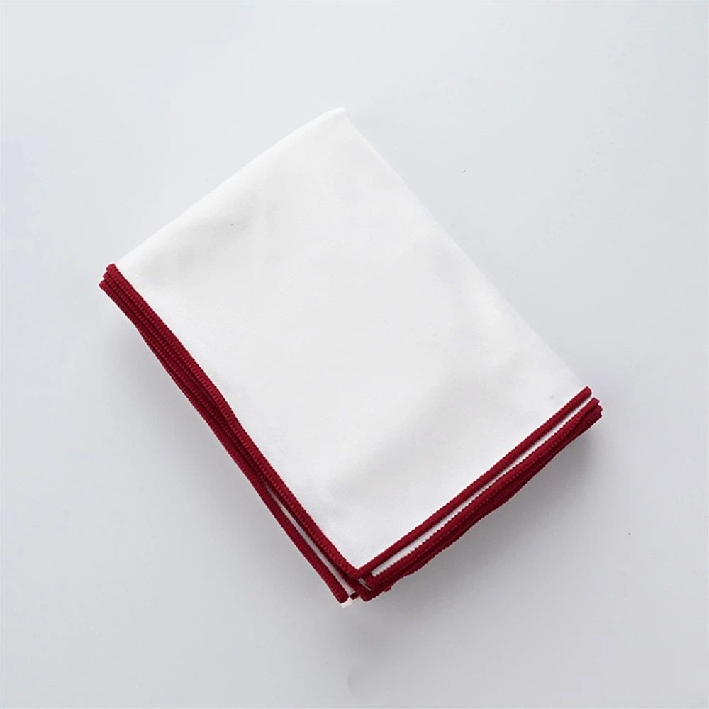 6 Pcs Wine Glass Polishing Cloths Large Microfiber Cleaning Cloths 25 x 20 Inch Lintless Towels for Drying Wine Glasses Cleaning Window Stemware Dishes Glassware (Burgundy, Blue, Green)