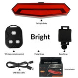 Rear Bike Light Powerful & Rechargeable - Waterproof, Multiple Modes, Quick Release Mounts, Bicycle Lights