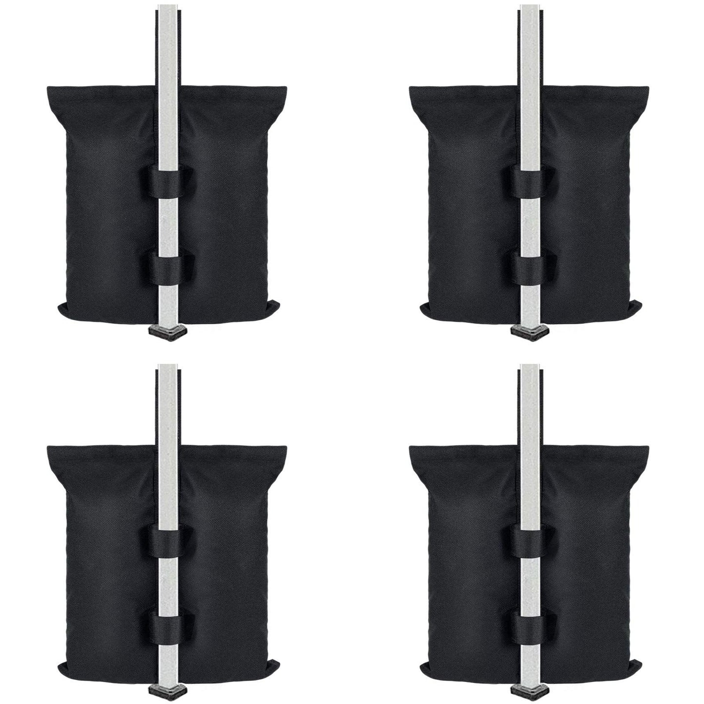 Outdoor tent fixed sandbag sandbag, sunshade base fixed sandbag, 4 pieces of outdoor sunshade legs with pavilion counterweight (no sand)