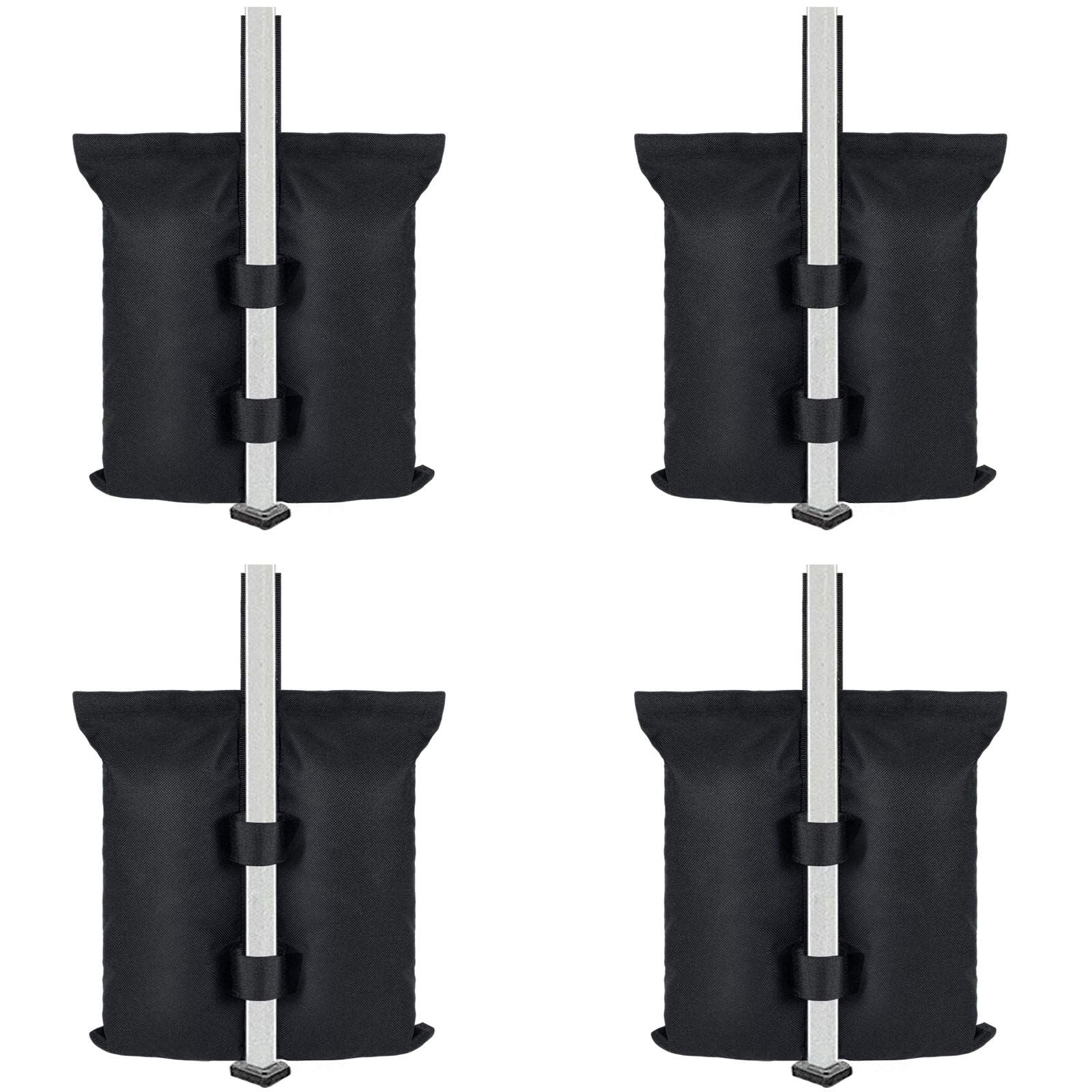 Outdoor tent fixed sandbag sandbag, sunshade base fixed sandbag, 4 pieces of outdoor sunshade legs with pavilion counterweight (no sand)