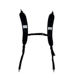 Adjustable Backpack Shoulder Straps Waterproof Replacement Belt Padded Suspenders for Dry Bag Pouch Drifting Diving Outdoor Sport Black (alloy hook)
