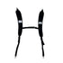 Adjustable Backpack Shoulder Straps Waterproof Replacement Belt Padded Suspenders for Dry Bag Pouch Drifting Diving Outdoor Sport Black (alloy hook)