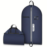 2 pack 40-inch Suit Bag Garment Bag for Travel and Storage, Garment Bags for Hanging Clothes with Zipper and Visible Transparent Window, Black