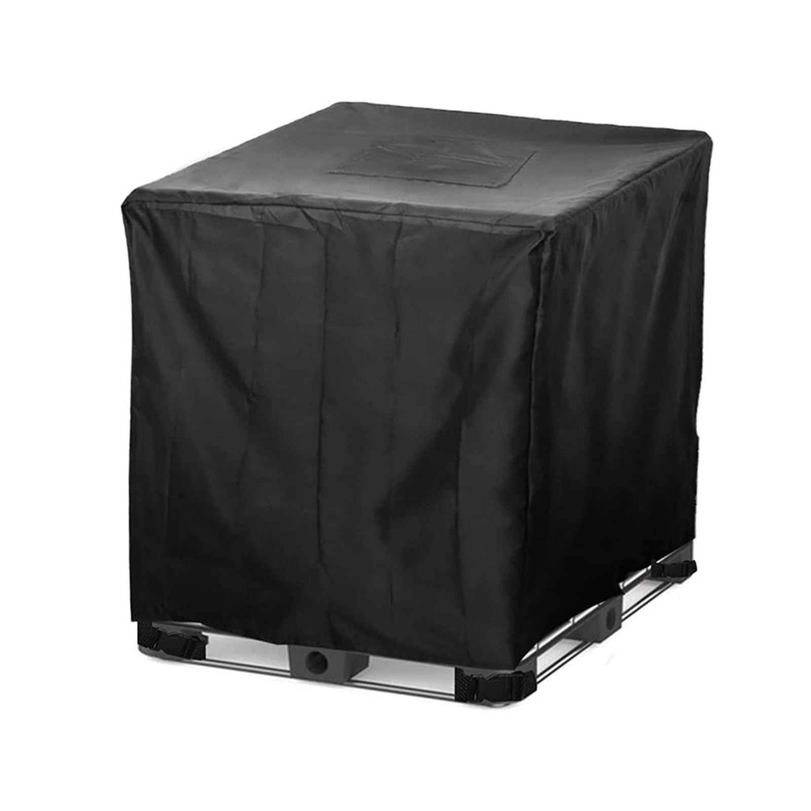 Zipper Tote Cover Barlic for 210D Outdoor Water Tank Protective Cover, Oxford Fabric Protective Cover, Rain/Snow/UV Protection(Black)