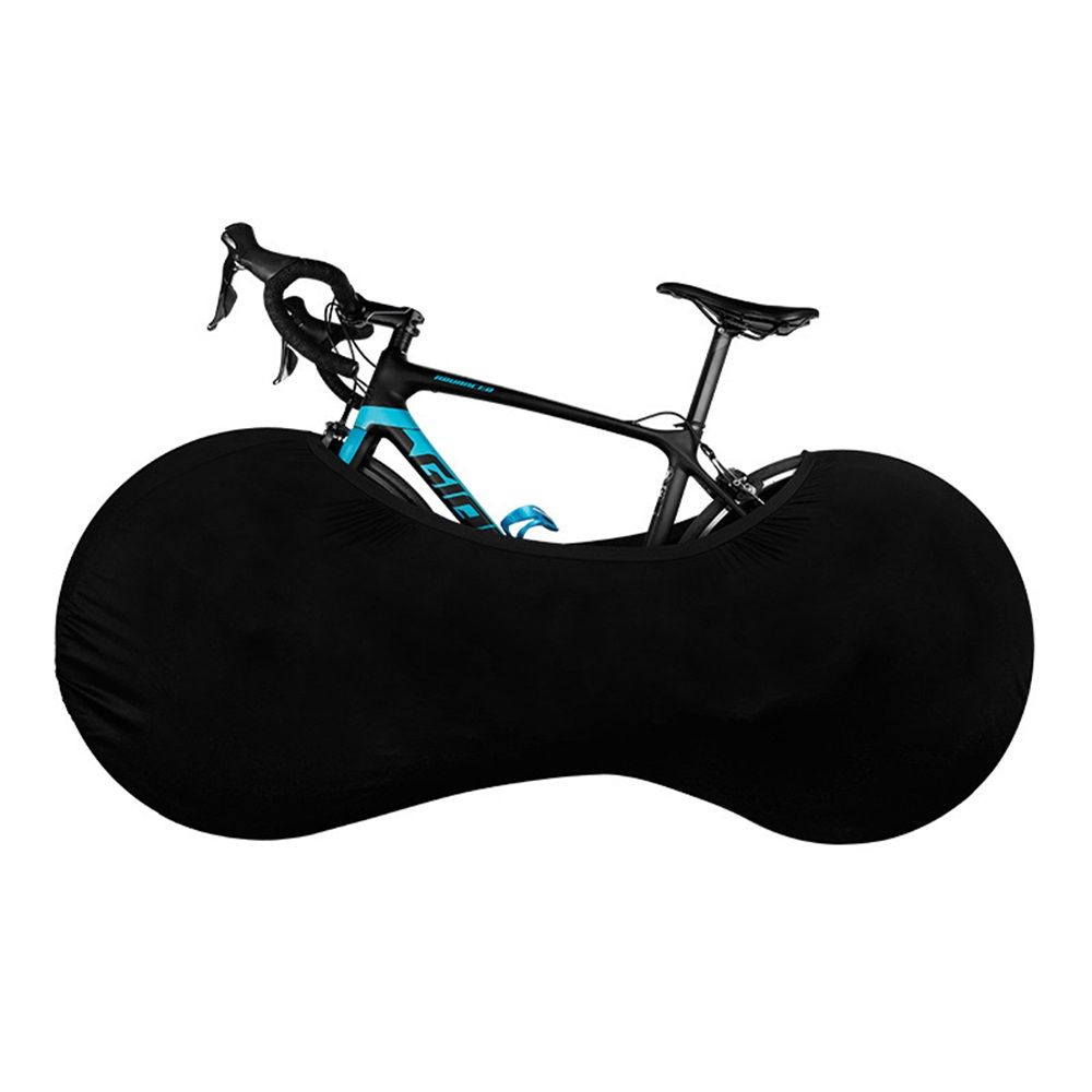 Bike Wheel Cover Indoor Dust-Proof and High Elasticity Bicycle Wheel Bag,Universal for Mountain, Road Bikes (Black)
