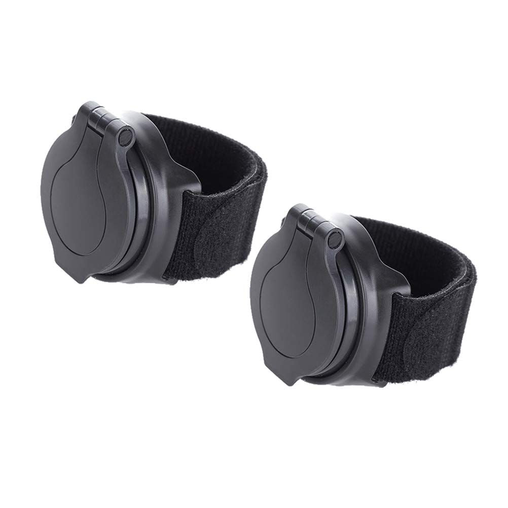 2pcs Bike Mirrors Cycling Rear View Mirror Adjustable Wrist Band Mirror Bicycle Wristband Rear View Mirror