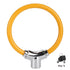 Bicycle Cable Lock, Steel Cable with Keys, Security Lock,Theft Bike Cable Lock, Portable, Versatile, Security (orange)